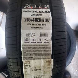 215/40r17 New Tires