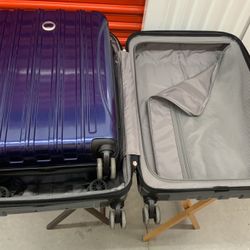 💍 DELSEY PARIS Helium Aero Hardside Expandable Luggage with Spinner Wheels, Blue Cobalt, 2-Piece Set (19/24)... Value $370