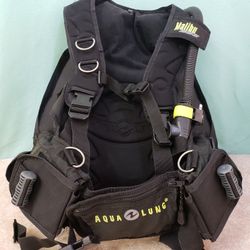 Several BCD Brands: Aqua-Lung Malibu RDS Wt. Integrated SCUBA BCD vest XL