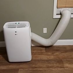 New LG Portable Air Conditioner Unit 7,000 BTU’s AC Units/ dehumidifier.   Weights bikes Knicks sneakers Jersey Table Chair Desk Fan Heater Mirror