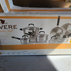 Revere 1801 Stainless Steel 10 piece set