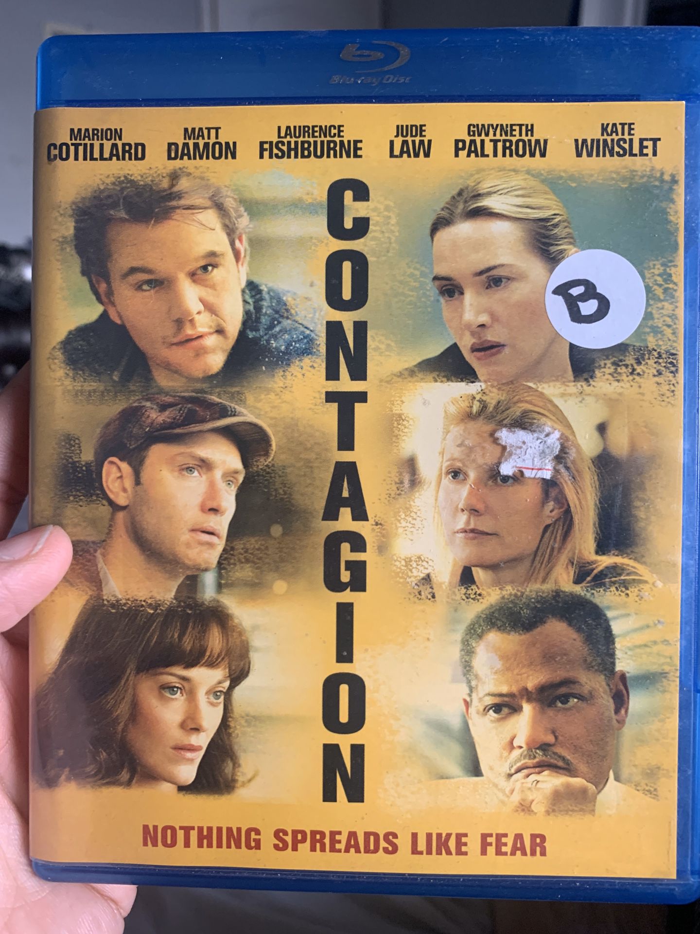 Contagion Blu Ray