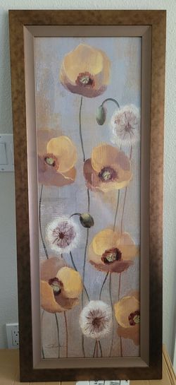 Floral Picture Frame 16"x40"