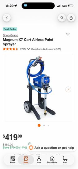 Magnum X7 Cart Airless Paint Sprayer BRAND NEW IN BOX