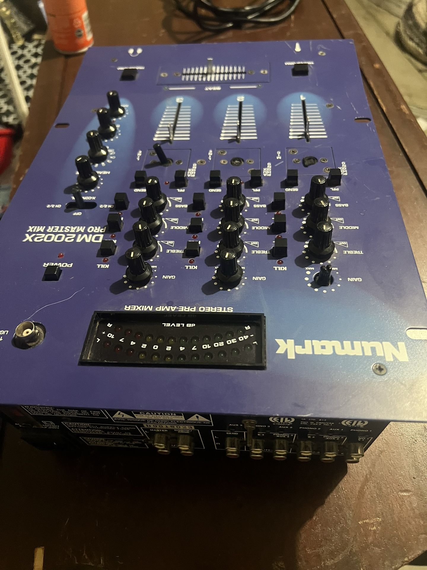 Numark DM-2002X Professional Dj Pro Mixer Vintage