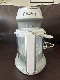 EVLA'S Baby Food Maker, Steamer, Blender, Baby Food Processor for Healthy Homemade Baby Food in Minutes, Touch Screen with 6 Reusable Food Pouches, Ba