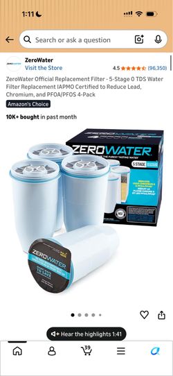Filter water