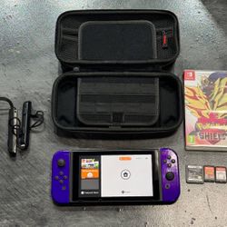 Nintendo Switch v2 Video Game Console HAC-001(-01) Purple Sticks Pokémon Transformers Scarlet Super Smash Bros Games