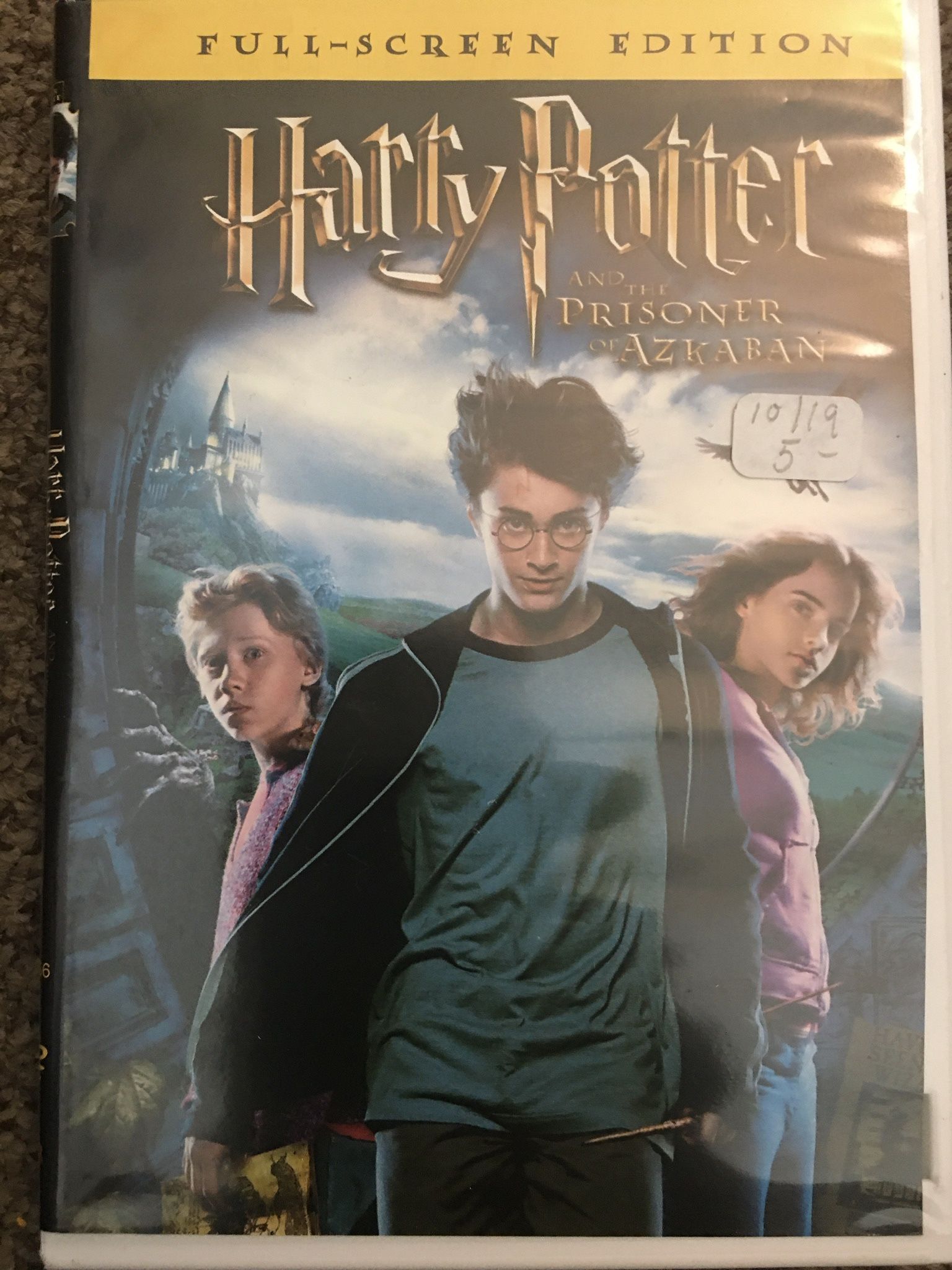 Harry Potter and the prisoner of azkaban dvd