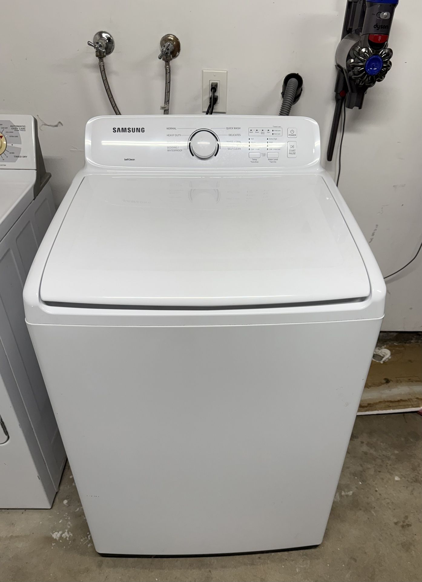 Samsung High Efficiency Agitator 4.0-cu ft Top-Load Washer ( White ) Washing Machine