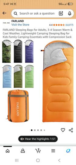 Farland sleeping bag
