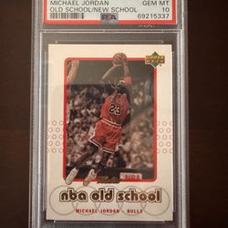 1999 Upper Deck Michael Jordan Old School #S1 PSA 10