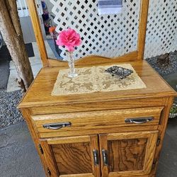OLD WORLD OAK WASHSTAND