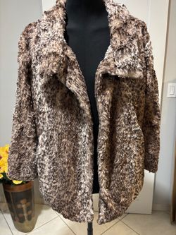 Faux fur jacket