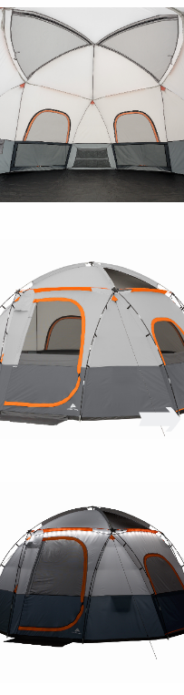 NEW (6 People) Outdoor Camping Sphere Tent Sleept Rope Lighted Spacious Interior Fit Mattress and Sleeping Bags Family Comfy *↓READ↓*