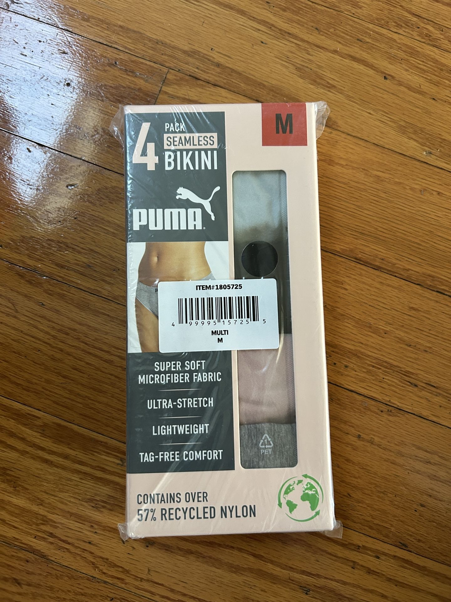 NWT Puma women seamless bikini 4 pack Size M