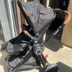 Single and sleeping  bed stroller