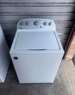 White Whirlpool Washer