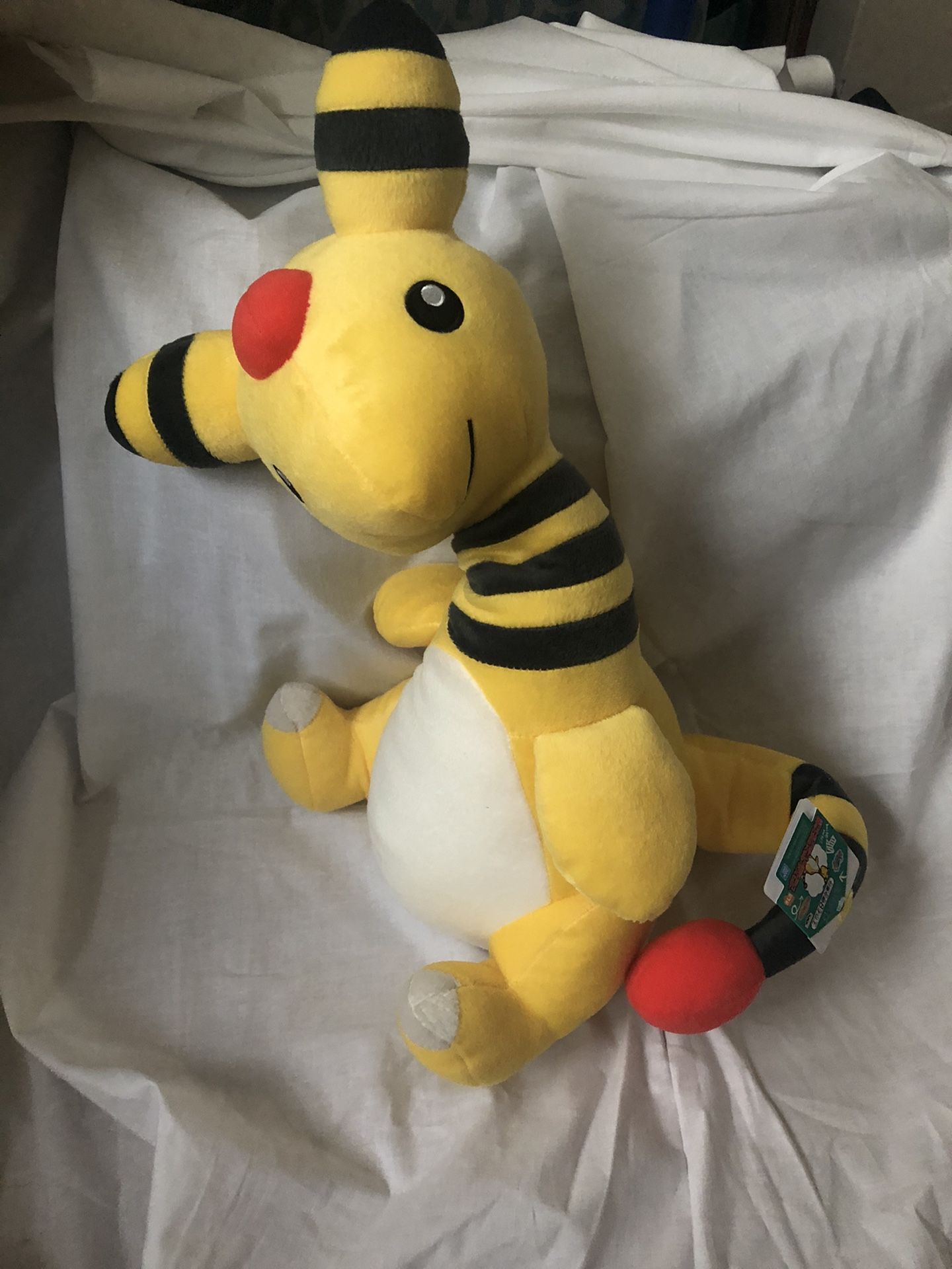 Two Pokémon Plushie Ampharos from Bandai Spirits