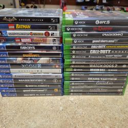 Xbox One PS4 PS3 Games For Sale As Low As $5 Each