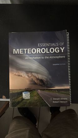 Essentials of meteorology book