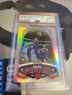 2019 PANINI CHRONICLES JA MORANT RC GRADED 10 🔥