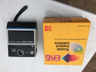 Classic Kodak EK6 Instamatic camera in box