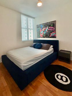Harmony Upholstered Bed & Mattress