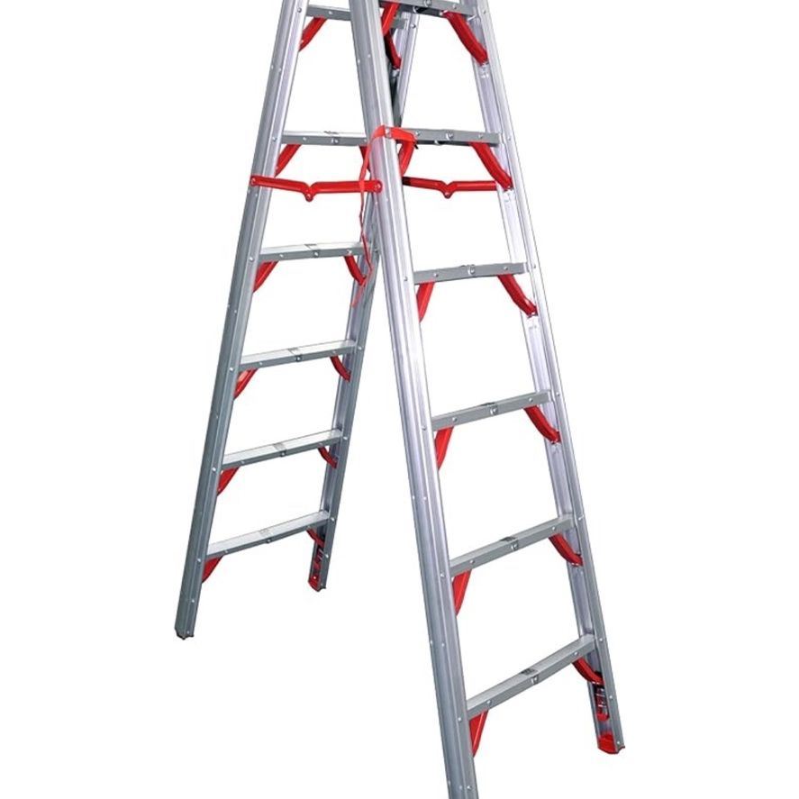 Telesteps 700FLD OSHA Compliant 7 ft Double sided folding step ladder (STIK)