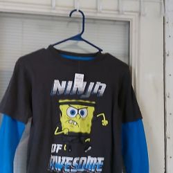 SpongeBob. Long Sleeve Shirts Size M ( 8 )