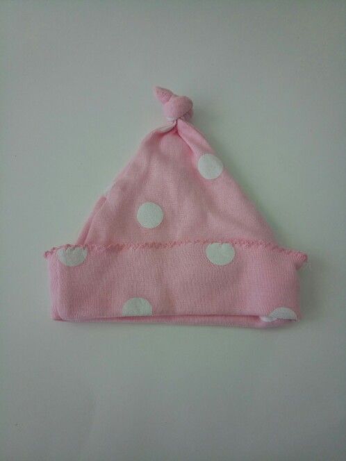 Pink Polka Dot Hat