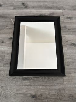 Black Framed Mirror