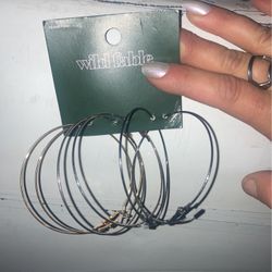 Nickel Free Large Hoop Earrings