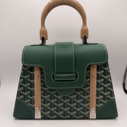 Goyard Saigon PM – Green Goyardine AUTHENTIC 