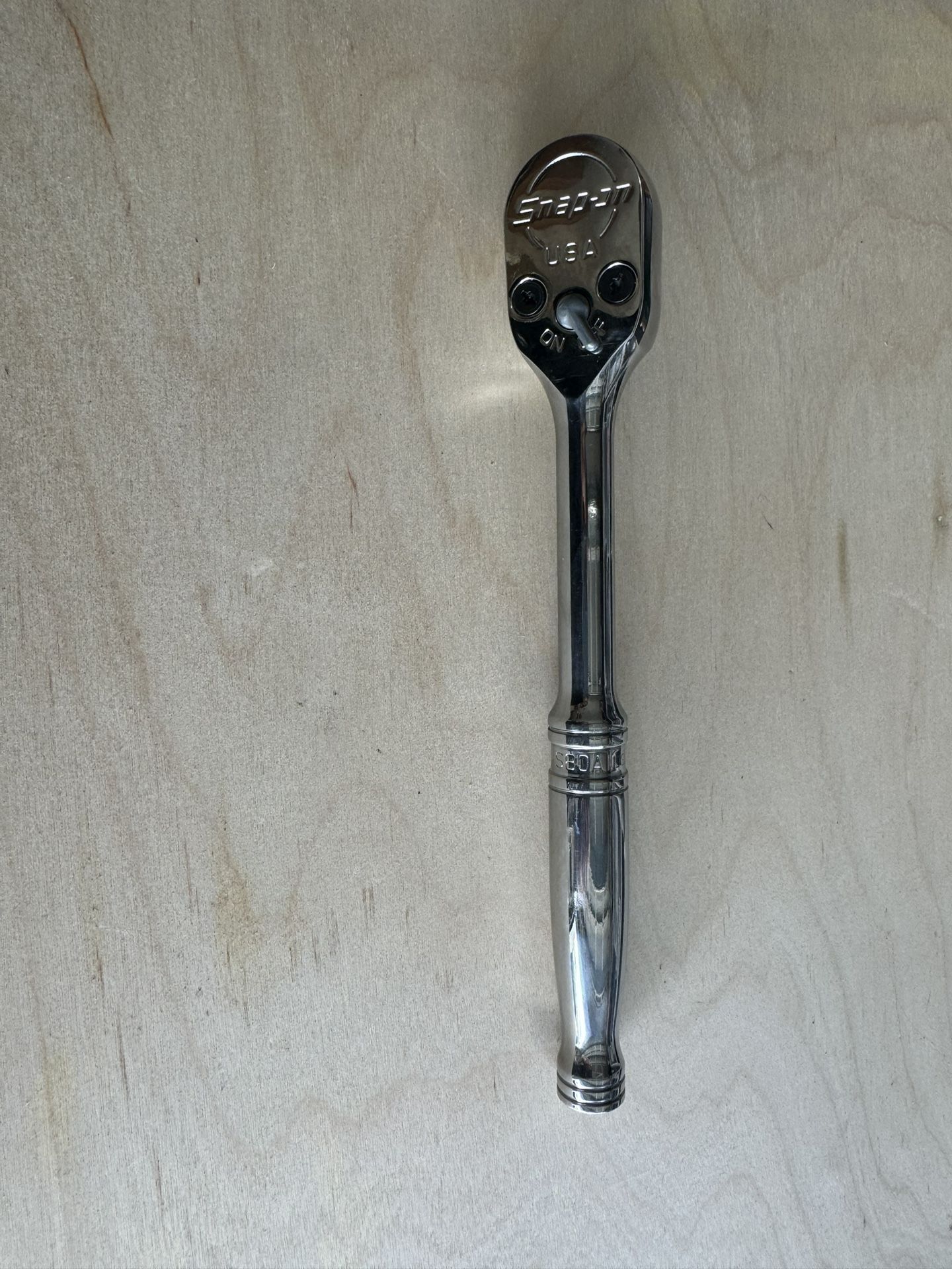 SNAP On. 1/2” Drive Ratchet