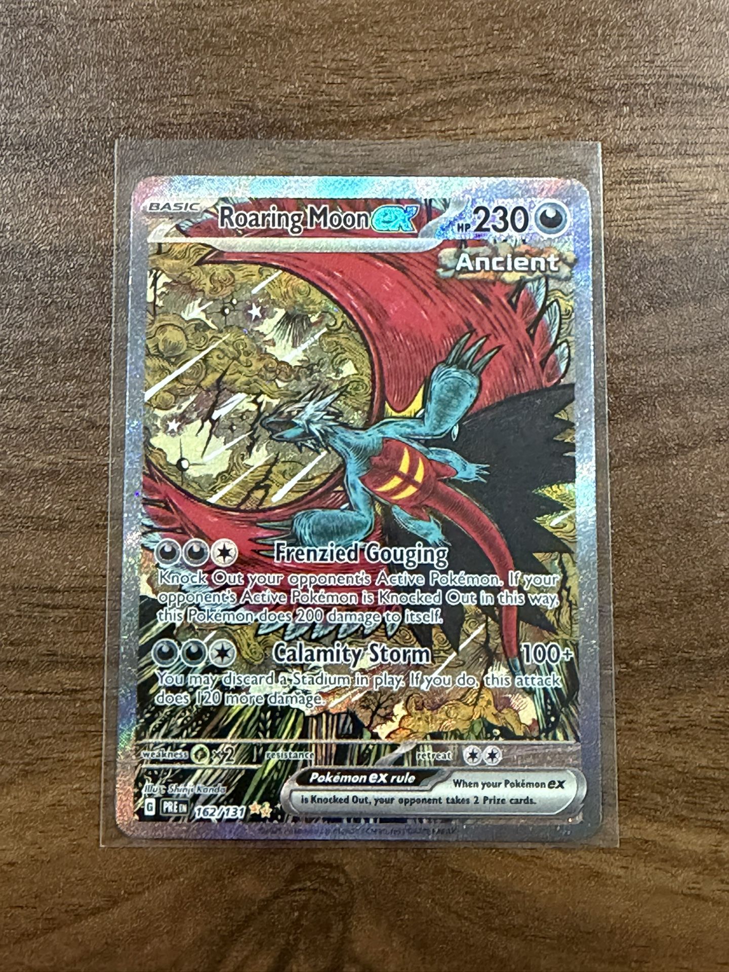 Roaring Moon Ex Pokemon Lightly Played