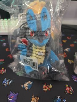 Lucario sitting plush