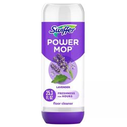 Swiffer Lavender Power Mop Floor Cleaning Solution. $3 each when you buy all, or $4 each for one