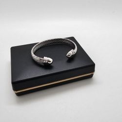Wire Bangle Stainless Steel cuff Cable Bracelet