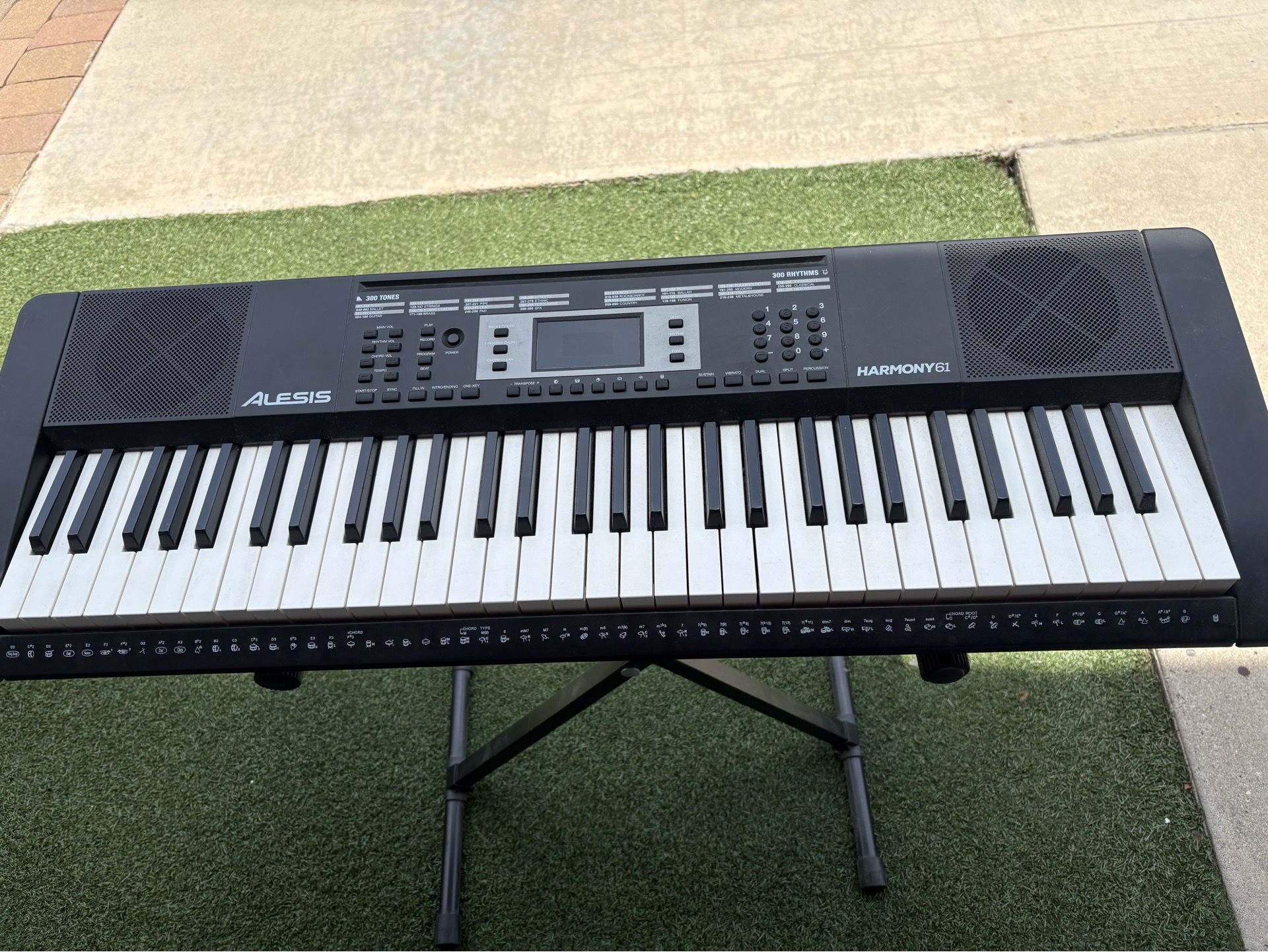 61 Key Keyboard and stand