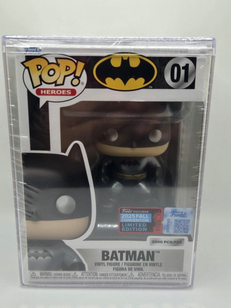 Funko POP DC Metallic Batman Shared LE 2000 NYCC 2025