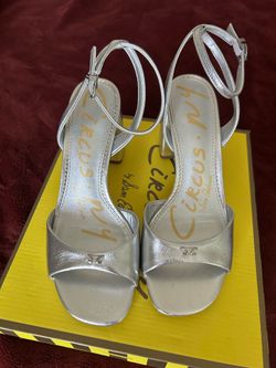 Circus by Sam Edelman Silver Heeled Sandals