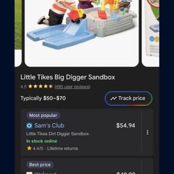 Little Tikes Big Digger Sandbox 