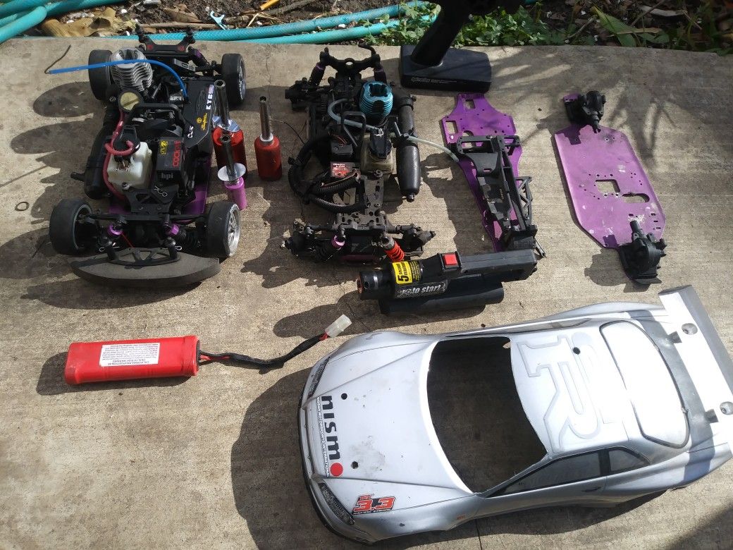 Gas rc cars and parts