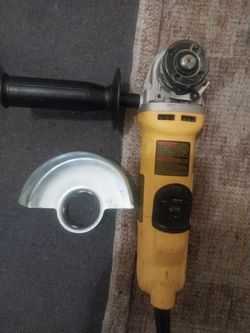 DeWalt 9 Amp Corded 4.5 in. Paddle Switch Small Angle Grinder