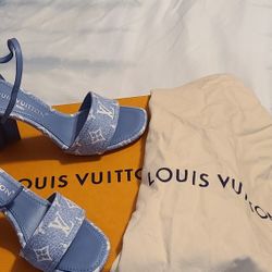 LOUIS VUITTON DENIM SANDAL