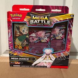 Mega diancie ex battle deck box damaged