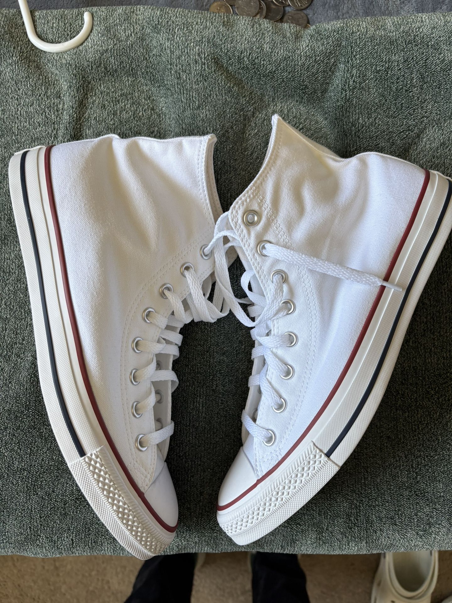 White Converse High Top