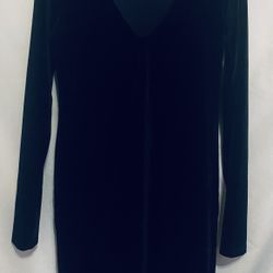Party Black Velvet Dress