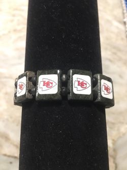 Kansas City Chiefs jewelry bracelet